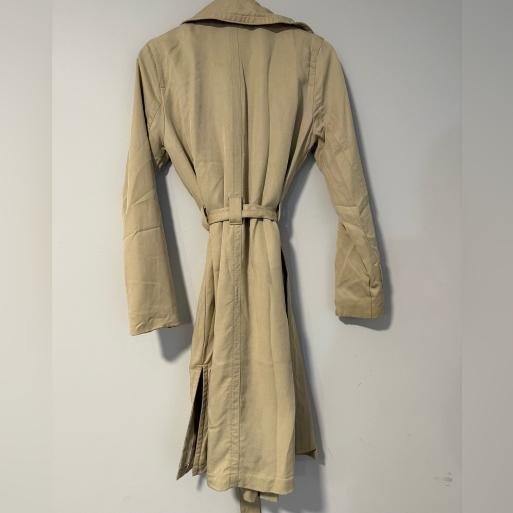 Abercrombie & Fitch Beige Trench Coat - Picture 3 of 7
